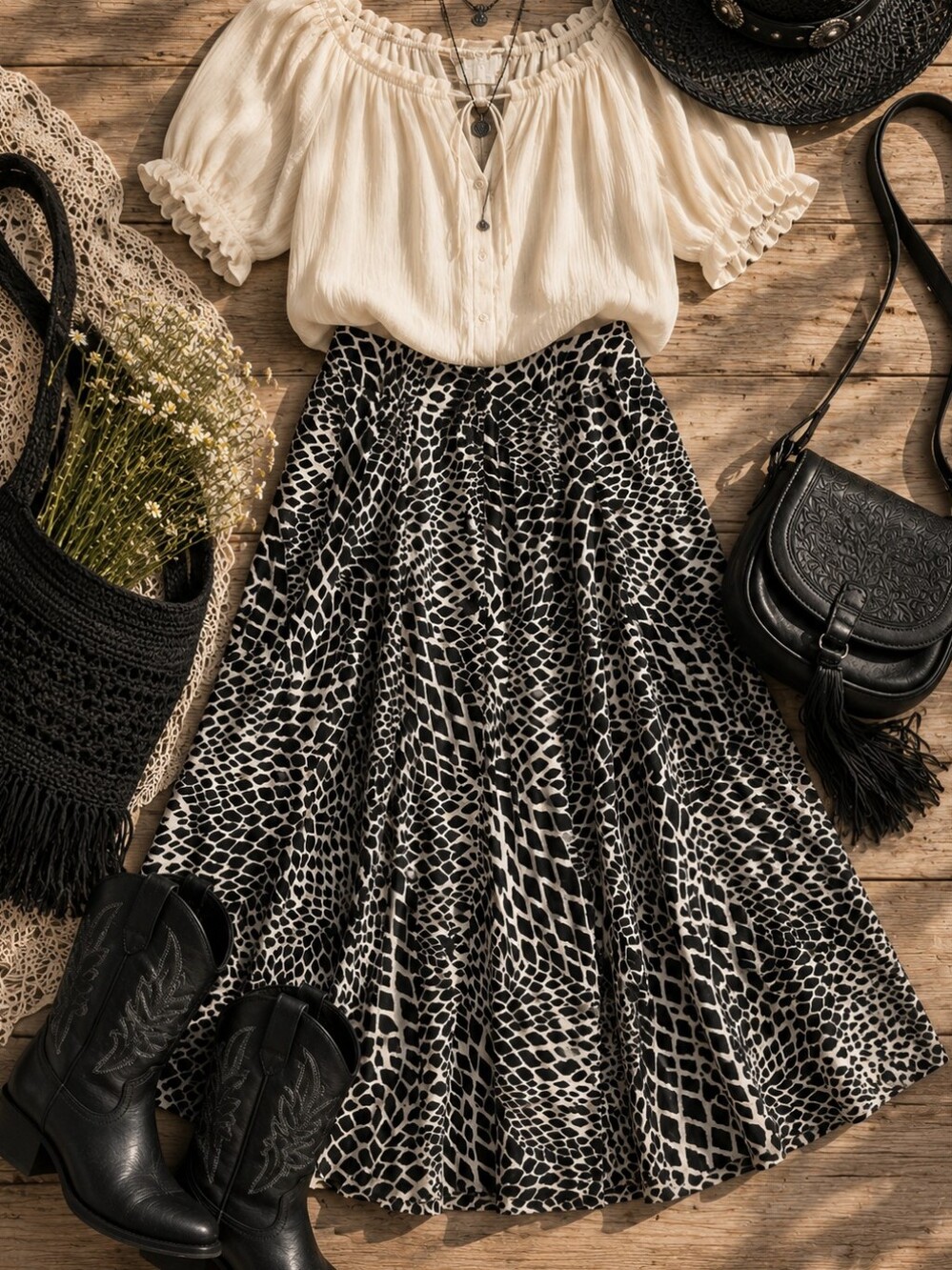 Button Up Skirt